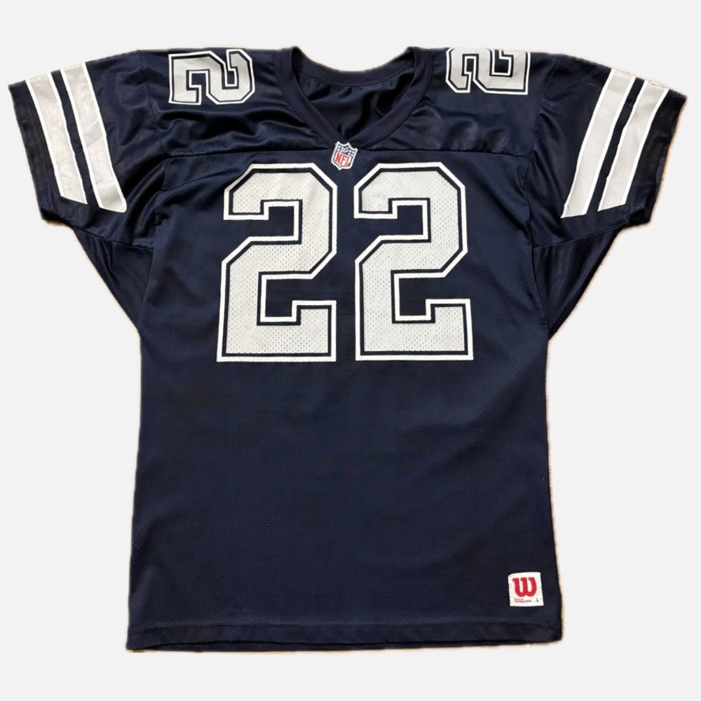 Rare Vintage Dallas Cowboys Emmitt Smith #22 Jersey – Wilson NFL Men’s Large